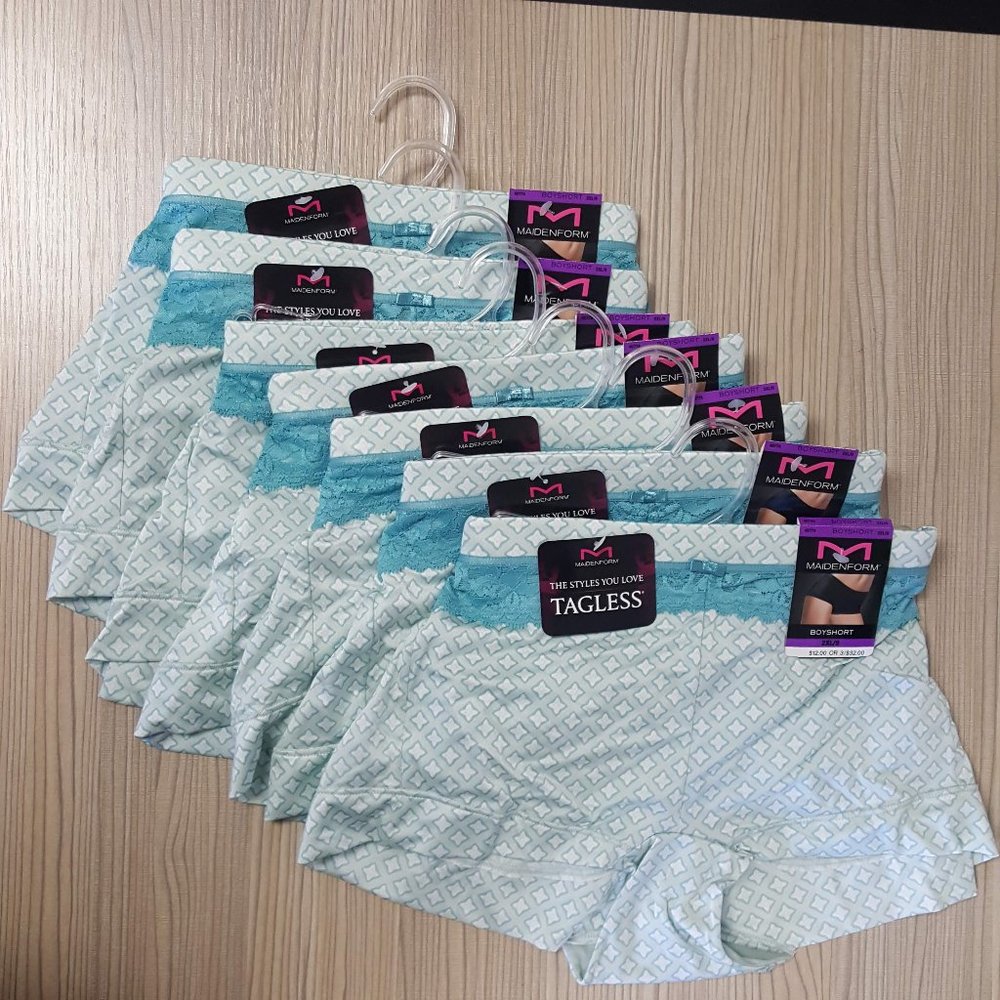 7 Pcs Bundle Maidenform Boyshorts